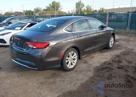2015 Chrysler 200 Limited from USA, damaged, VIN 1C3CCCAB8FN559804